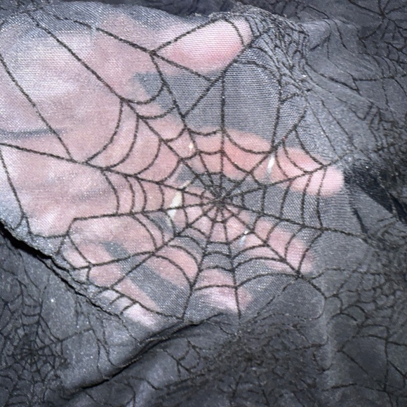 Women’s top size md/lg sheer spiderweb - Picture 2 of 2